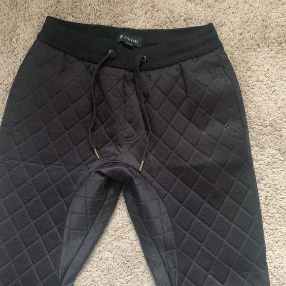 Zanerobe jogger -black quilted pattern - Picture 2 of 6